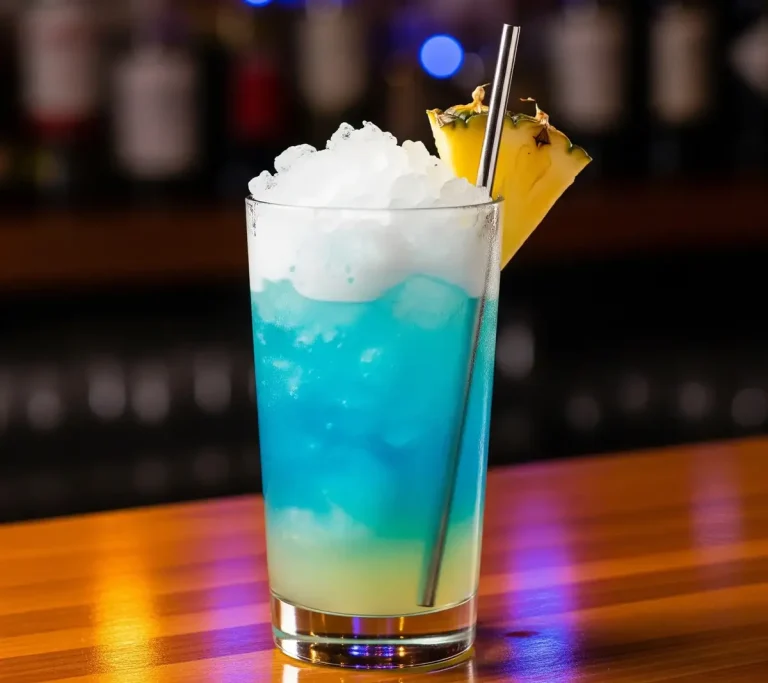 Popolada Ble Float Disco Recipe: A Vibrant Pineapple Mezcal Cocktail